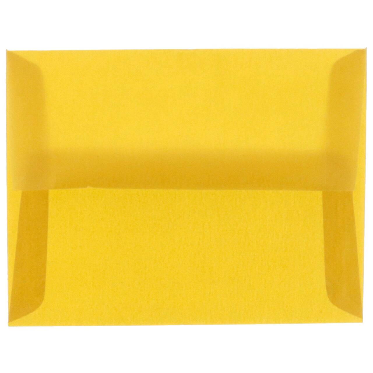 JAM Paper A2 Translucent Vellum Invitation Envelopes, 50ct.